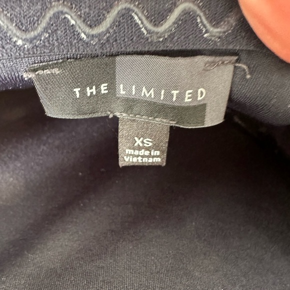 The Limited Navy and White Polka Dot Dress - Picture 6 of 6